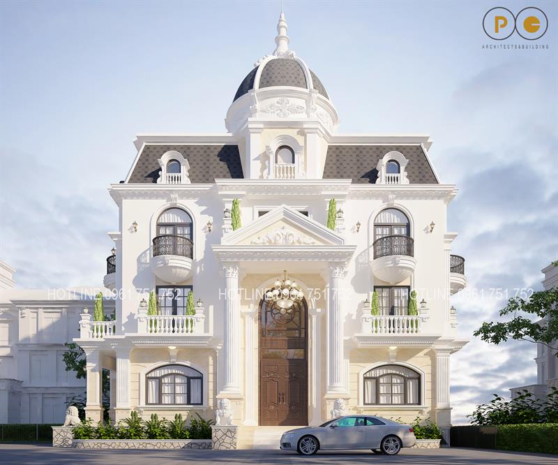 BIỆT THỰ CỔ ĐIỂN BA TẦNG ĐẸP TẠI ĐỒNG NAI